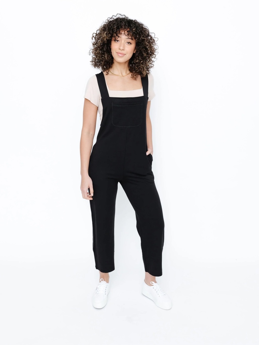 SMASH + TESS MIA ROMPERALLS BLACK One-Piece Overalls Bodysuit Romper Size Small
